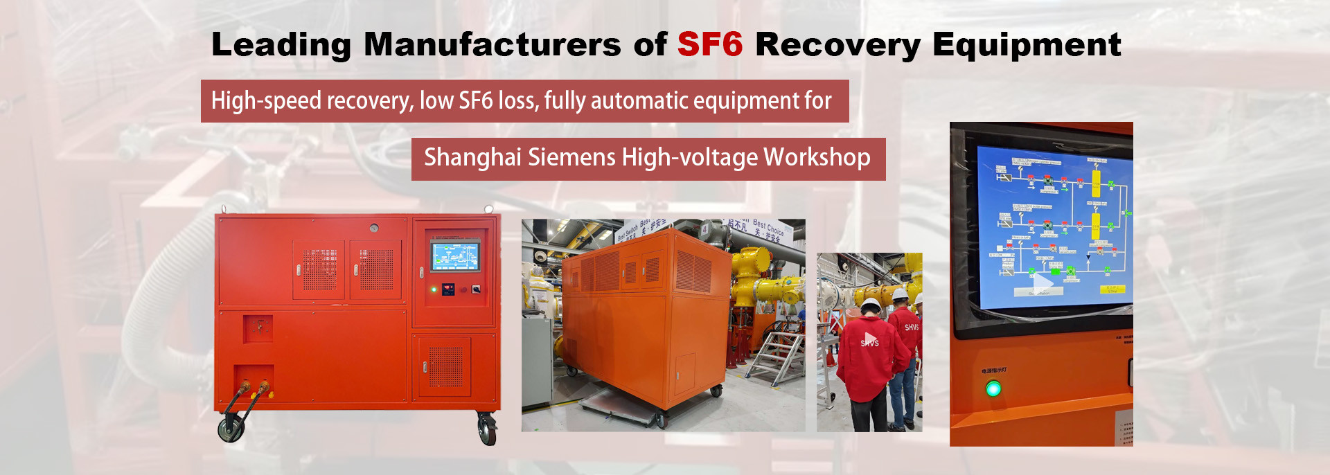 qualidade Sistema de recuperação sf6 fábrica