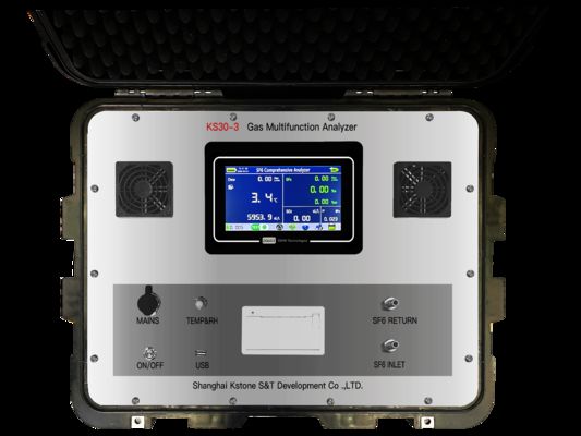 Testador Kstone KS30-3 SF6: Detecção precisa de umidade, pureza e SO₂ para manutenção de equipamentos de energia